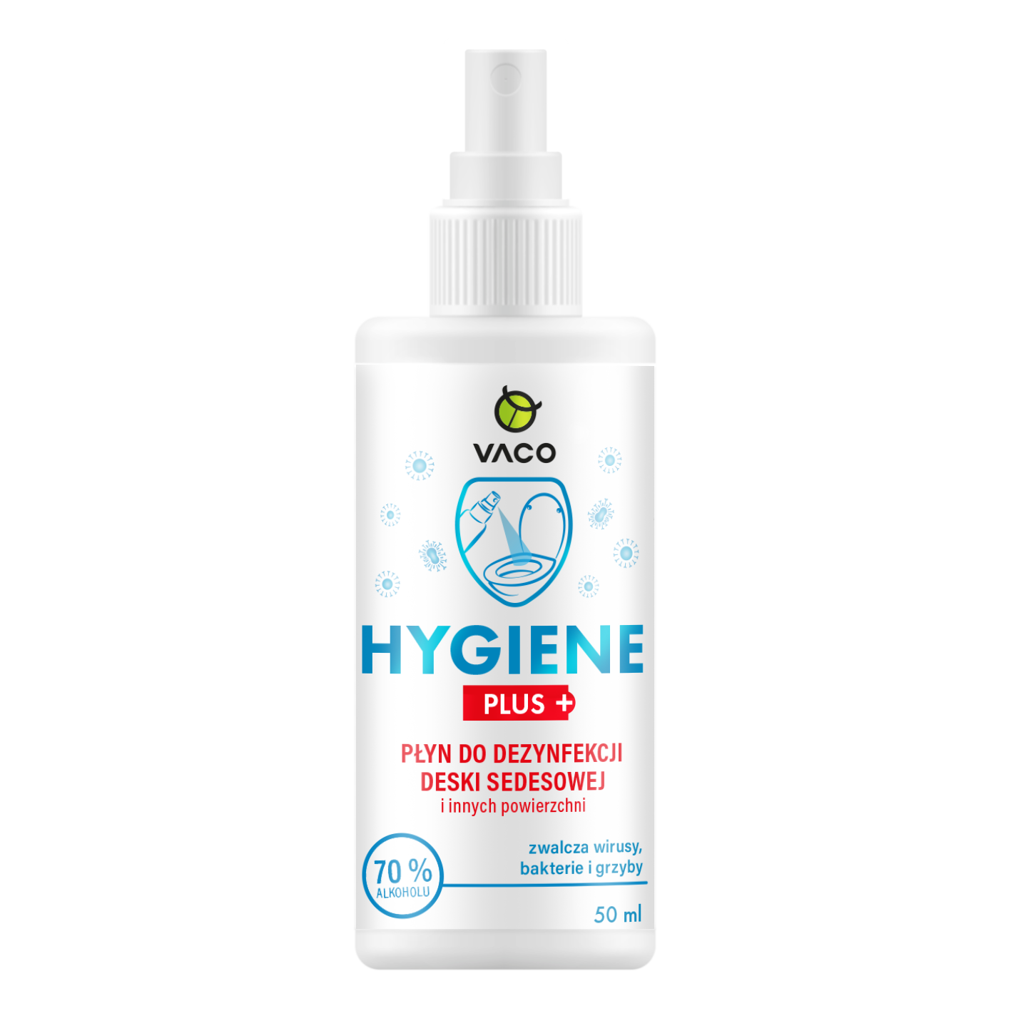 Płyn do dezynfekcji 50ml Hygiene VACO - ochrona i higiena