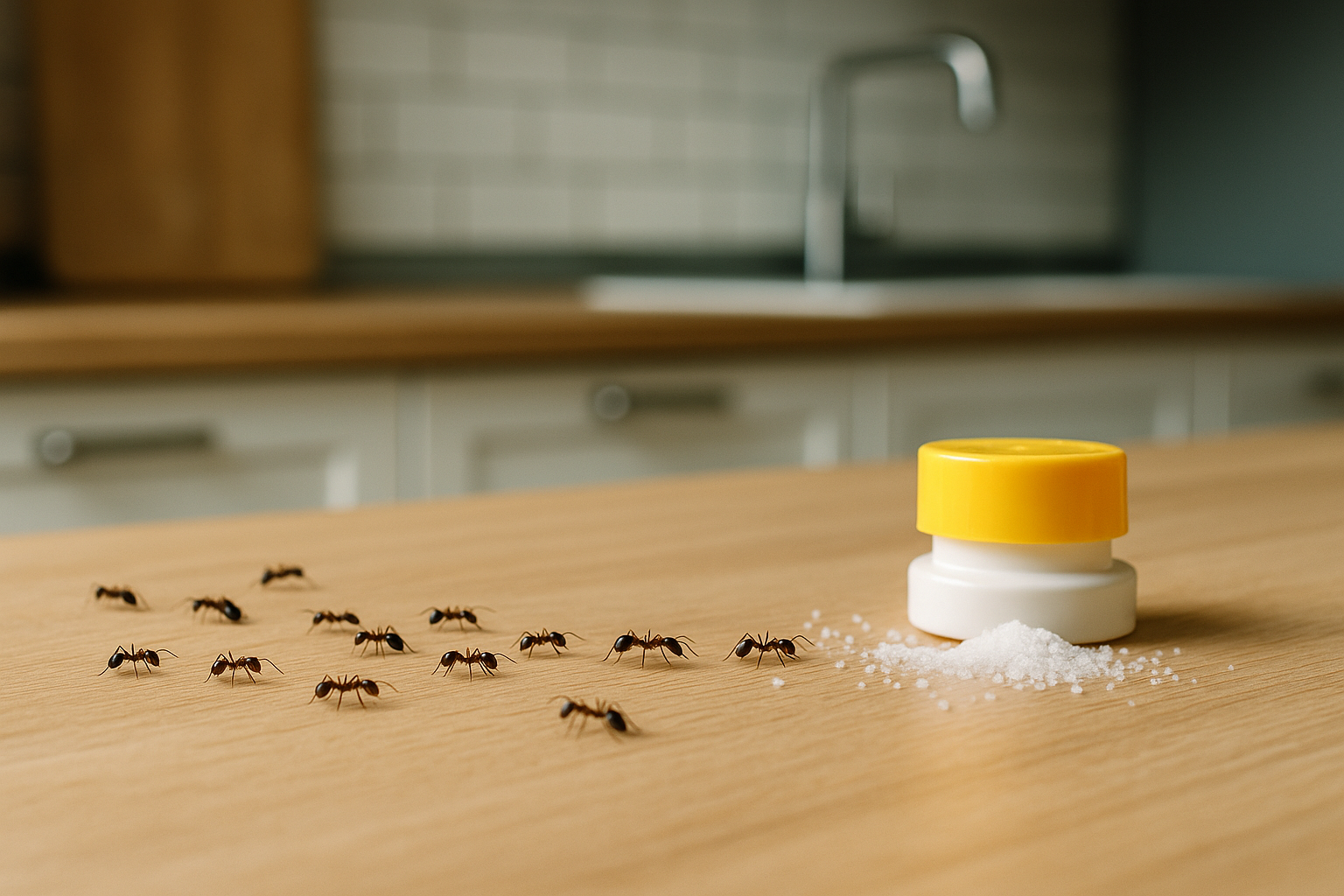 Jak skutecznie pozbyć się mrówek w kuchni