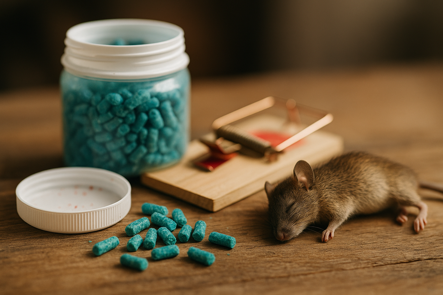 Trutka na myszy - rodzaje, działanie i bezpieczeństwo